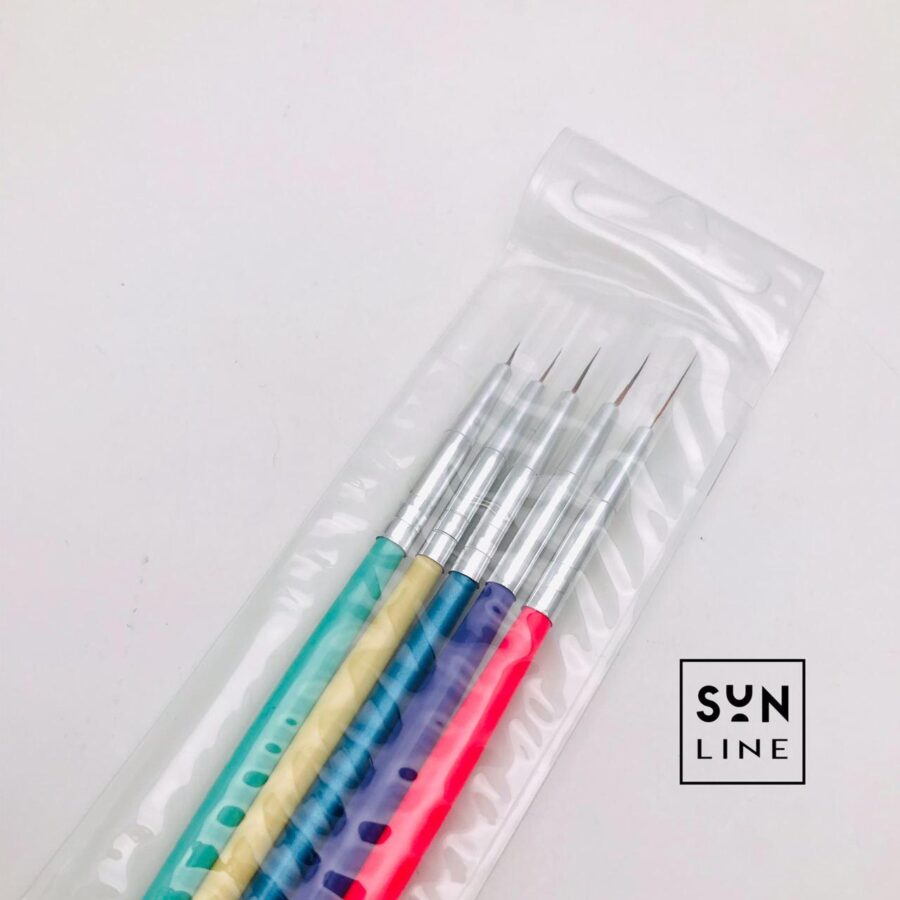 Кисти лайнеры для маникюра SUNLINE