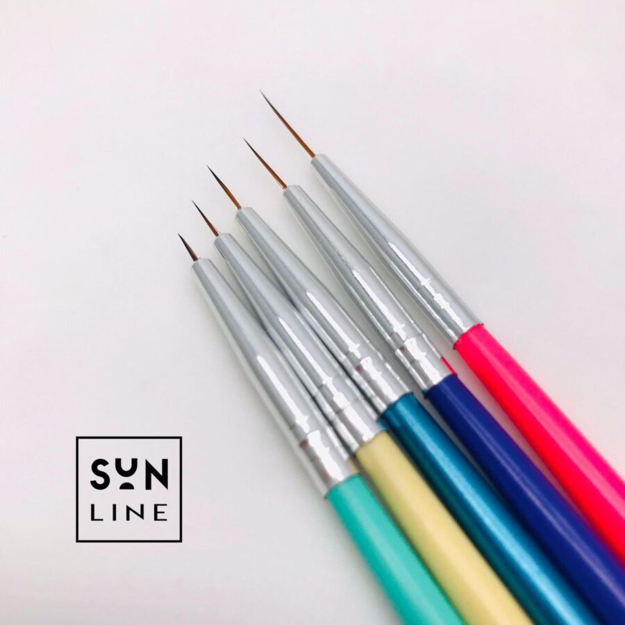 Кисти лайнеры для маникюра SUNLINE