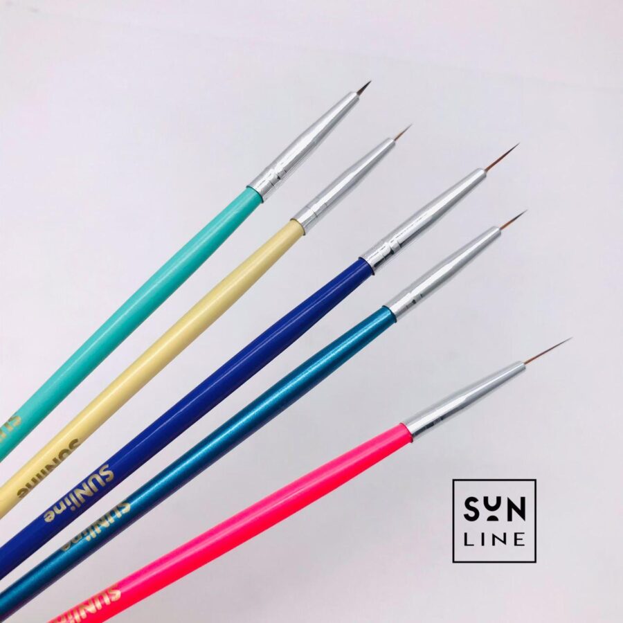 Кисти лайнеры для маникюра SUNLINE