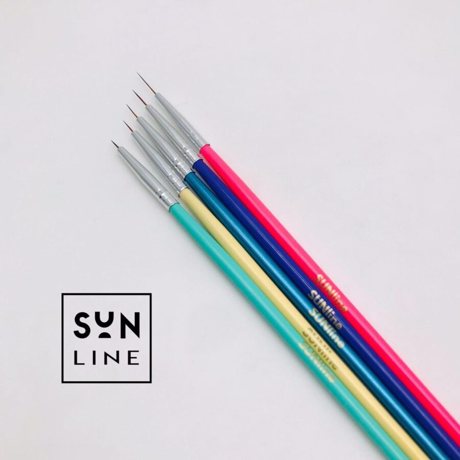 Кисти лайнеры для маникюра SUNLINE