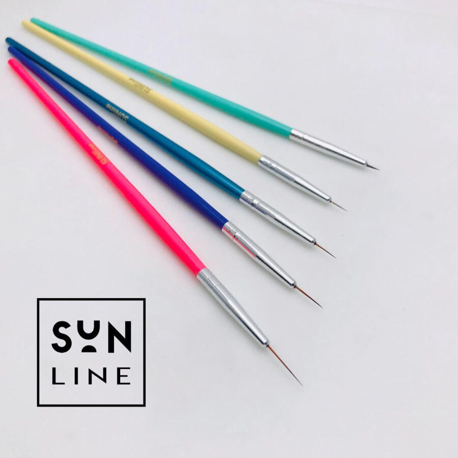 Кисти лайнеры для маникюра SUNLINE