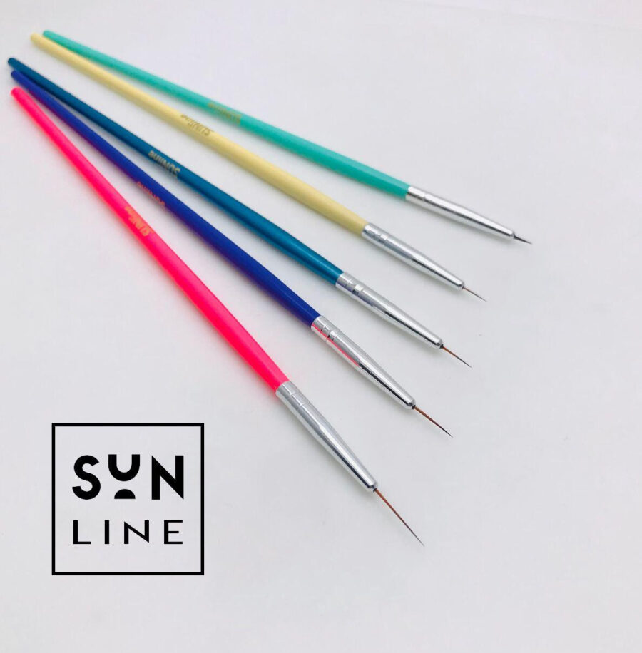 Кисти лайнеры для маникюра SUNLINE